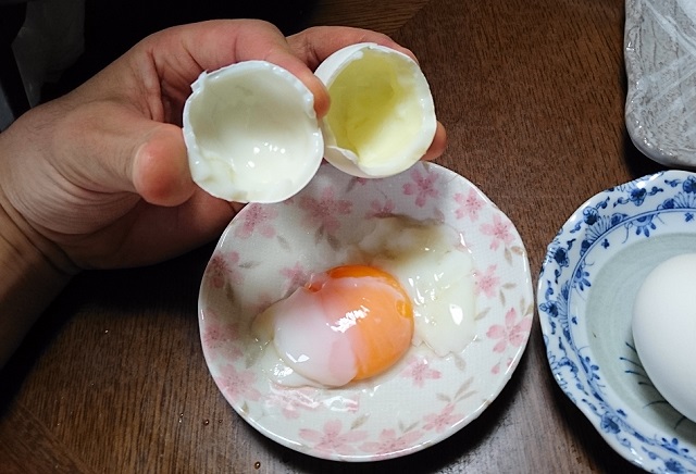 半生ゆで卵