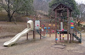 岡岳公園の複合遊具